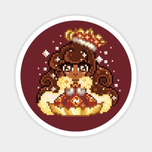 Enchanting Night Cocoa Cookie Pixel Magnet